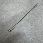 Rhinestone round necklace White Photo 3