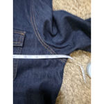 CHAPS  Denim Tunic Dress Women's Long Sleeve Western Shirt Dress‎ Large Boho Photo 7