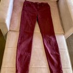 Liverpool The Skinny Jeans Womens Size 2/26 Berry Red Stretch Denim Pant Photo 7