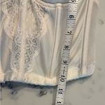Vintage Lady Marlene Cream Lace Corset Bra Bustier 34 Strapless White Photo 4