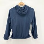 Nike  Dri-FIT Full Zip Fleece Hoodie Women's Size Small Navy Blue Athletic Jacket Photo 5