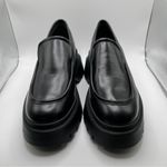 Michael Kors NWOB  Women's Shoes Shiloh Leather Loafer Black Chunky Sole 9.5M Photo 2