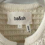 Ba&sh  Bash Gaspard Tweed Cardigan Sweater Cream Size Small Photo 5