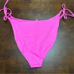 SKIMS NWT Swim Dipped Tie Bottoms in Taffy Pink SW-TBM-0797 Size 3X Photo 2