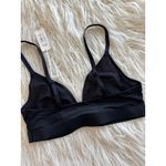 Aerie SMOOTHEZ Mesh Bralette True Black Size Small Photo 3