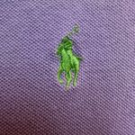 Ralph Lauren  Sport Polo Y2K Shirt Dress Short Sleeve Purple Pique Size Medium Photo 3