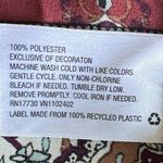 Xhilaration Burgundy Red Patterned Sleeveless  Midi Dress  with crochet detail Photo 2