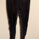 Spanx  Sequined Faux-Leather Black Legging- Size XS Photo 4