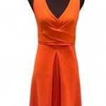 HD in Paris Anthropologie  Vibrant Orange Midi Dress Photo 0
