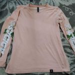 Adidas  Women’s Rose Long Sleeve Shirt Peach Color Photo 1