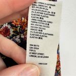 Free People Dark Floral Long Sleeve Cropped Boho Blouse Womens M All Dolled Up Photo 8