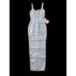 Miscreants x Revolve Kaia Sequin Maxi Dress Baby Blue UK 6 US 2 NWT Photo 5