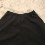 H&M Mini A-Line Flare Skirt Black Textured Photo 7