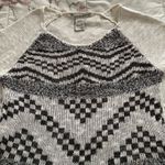 American Rag Cie beige ivory fringe boho Aztec sweater, size XS long sleeves Photo 10