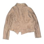 Rampage Size Large Y2K  Tan Faux Suede Zipper Light Jacket Photo 1
