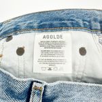 AGOLDE 90s Mid Rise Loose Denim Shorts Button Fly in Swapmeet Blue Women's 24 Photo 7