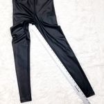 ASOS Black Faux Leather Leggings Size 4 Photo 2