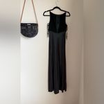 Zum Zum Exclusively for Dillards Green Velvet Satin Gown Dress, Size 5/6 Photo 2