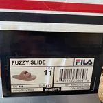 FILA Fuzzy Slide Sandals Pink Sz 11 Photo 5