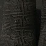 Adrienne Vittadini   Wo size 9.5 Black Textured STRETCH CLOTH Mules silver accent Photo 5