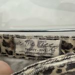 Free People  Bailey Leopard Print Denim Skirt Size 25 NWT Photo 4