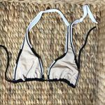 Brazilian Wear Size Large Black and White Striped Bikini Set. New No Tags Photo 4
