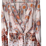 Free People Run Free Blouse Multi floral S Photo 0