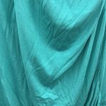 Tahari Draped Tank Top Women’s Size Large Blue Asymmetrical Sleeveless Blouse Photo 3