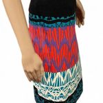 Plenty By Tracy Reese Multicolor Geometric Print Skirt Size 2 Stretch Waistband Photo 4