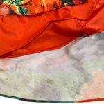 Vintage Formal Dress XS Y2K Strapless Long Gown Holiday Party Beaded Tropical Red Photo 14