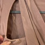 Elodie  Dusty Rose Draped Crop Top Photo 3