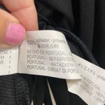 ZARA  Trafaluc black long bell sleeves and ties details women’s size small Photo 3