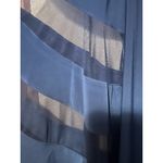 R & M Richards  Women's Royal Blue Wrap Dress Sheer Bell Sleeves Size 20W Photo 2