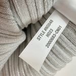 Madewell The Signature Shimmer Knit Cutaway Sweater Tank Ribbed Gray Medium NWT Photo 8