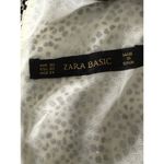 ZARA Animal Polka Dot Black White Open Tie Back Shorts Romper 1/2 Sleeve XS Photo 6