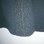 Very Best Vintage 36 XL Black Short Sleeved Lace Trimmed Dress Funeral Photo 6