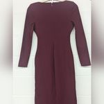 Likely Rtr  Rhubarb Red Leandra Gown sz2 V-Neck High slit Solid Red Fitted Sexy Photo 7