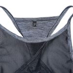 Gymshark x Nikki Blackketter Twist Back Tank Top Size Medium High Neck Gray Mesh Photo 3