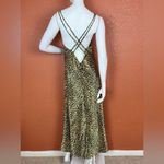 Victoria's Secret Leopard Print Satin Medium Chemise Full Length Lingerie. E33 Photo 8