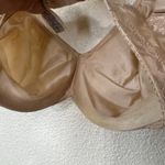Wacoal  85567 tan sand nude satin unlined wired floral bra 32DD Photo 5