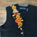 Karen Scott  Large Knit Pumpkin Fall Vest EUC Large Photo 1