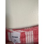 Old Navy Linen Cotton Pink Striped VNeck Wrap & Tie Top Womens sz XXL Beachy Photo 4