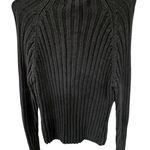 Herman Geist  Vintage Black Ribbed Women's Sweater Photo 0