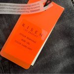 Risen NEW  Dark Grey High Rise Crop Straight Jeans Photo 12