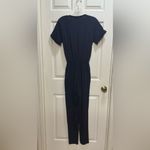 Joules Antonia cotton short sleeve v neck pant jumpsuit Navy Size 2 NWT Photo 2