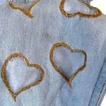 Frederick's of Hollywood  High Rise Cut our Heart Light Wash Jeans Photo 3