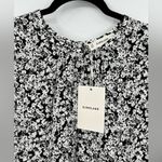 Everlane π NWT The Gathered Neck Top Blouse Floral Flower Capped Sleeve Sz XXS Photo 11