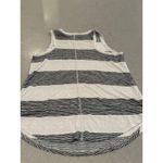 Athleta  Striped Tank Top Women Size S White Black Racerback Casual Sleeveless Photo 4