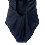 Athleta  Keyhole One Piece Swimsuit Black Size MT Medium Tall UPF 50 Bathing Suit Photo 7