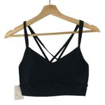 All In Motion Black Strappy Low Support Sports Bra M Photo 2